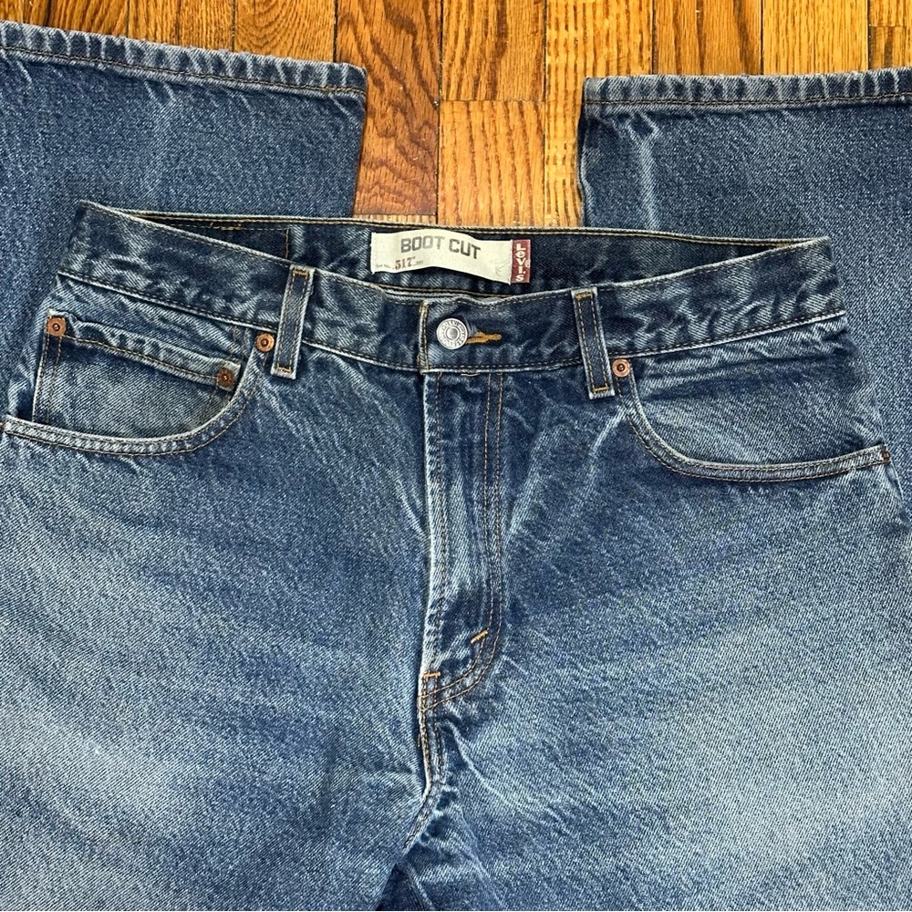 Levi's 517 Blue Boot Cut Jeans